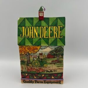 Jim Shore John Deere Traditions 2009 Quality Farm Equipment Shelf Sitter‎
